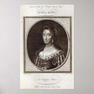 Póster Queen Mary en el palacio de Kensington