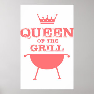 Póster Queen Of The Grill, Pink