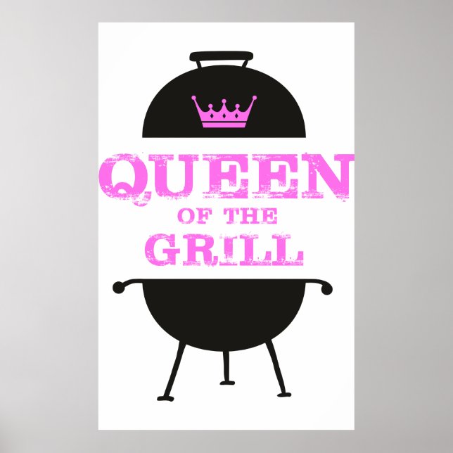 Póster Queen Of The Grill, Pink Crown Pink (Frente)