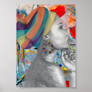 Póster QUEENCONFIDENCE Premium Canvas Matte Poster (5x7)