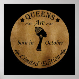Póster Queens nació en octubre