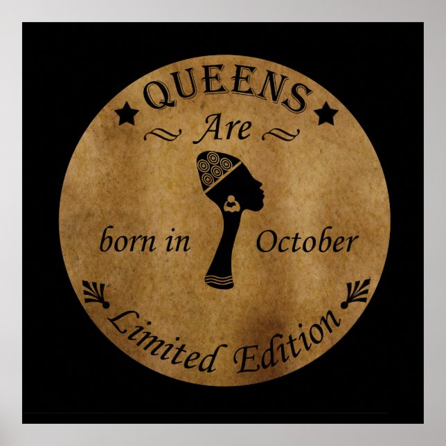 Póster Queens nació en octubre (Frente)