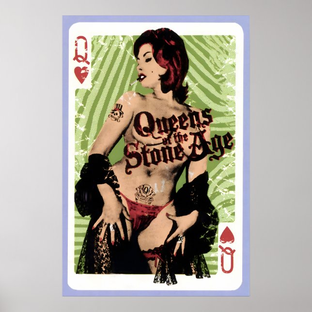 Póster Queens of the Stone Age 2008 Concert Poster Print (Frente)