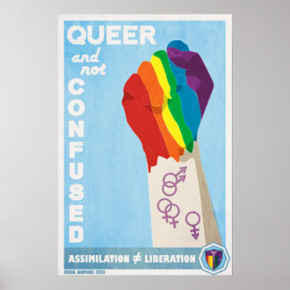 Póster Queer y no confuso
