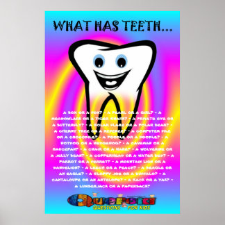 Póster Quefoki Teeth Value Poster Paper (Matte)