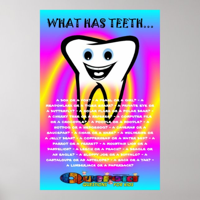 Póster Quefoki Teeth Value Poster Paper (Matte) (Frente)