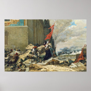 Póster Quema de las Tullerías, 1871