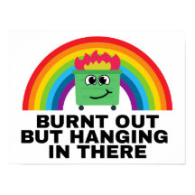 Quemada pero colgando ahí