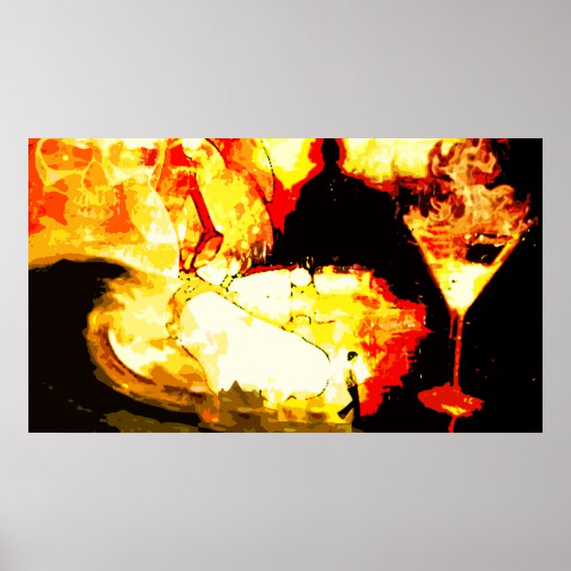 Póster quemado. (Frente)