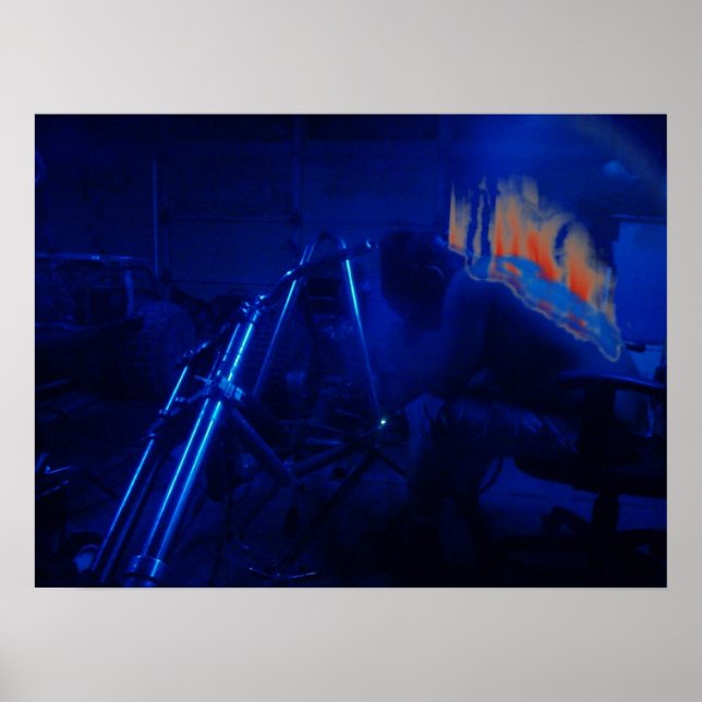 Póster quemadura de escote (Frente)