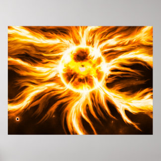 Póster Quemando desde adentro