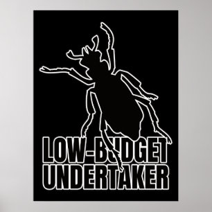 Póster Quemando escarabajos Digger de tumbas de escarabaj