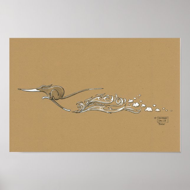 Póster "Quemar" (Frente)