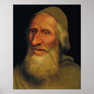 Póster Quentin Matsys - Cabeza de un anciano