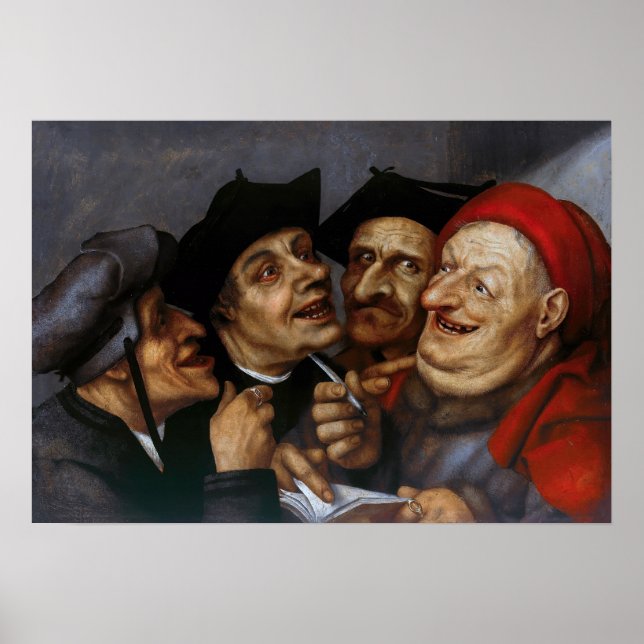 Póster Quentin Matsys - El Acuerdo de Compra (Frente)
