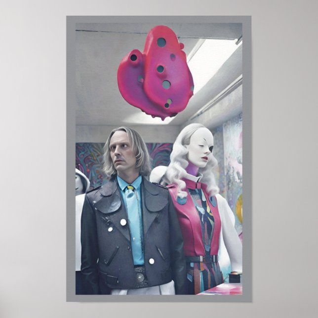 Póster Quentin Tarantino Rechazar caracteres (Frente)