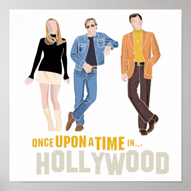 Póster Quentin Tarantino Una Vez En Hollywood Mi (Frente)