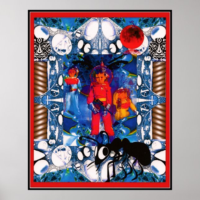 Póster Quería Ser Un Hombre Espacial (Frente)