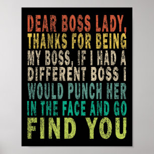 Póster Querida Señora del Jefe