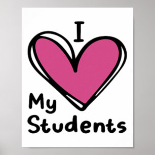 Póster Querido estudiante detrás de mí