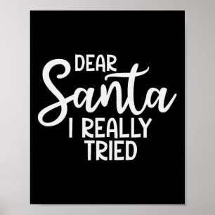 Póster Querido Papá Noel, probé a divertida familia de Na