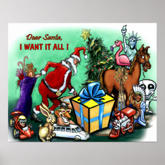 Póster Querido Santa