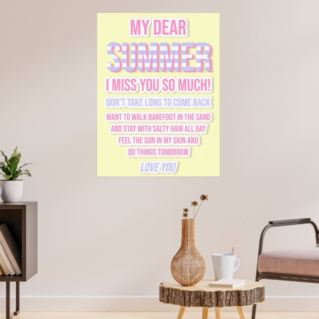 Póster Querido Verano (Salón 3)