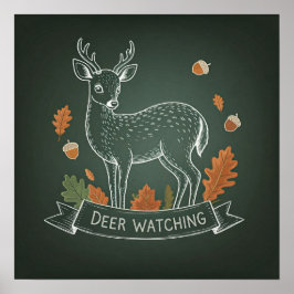 Póster Querido Watching: ¡Acepta el espíritu de otoño!