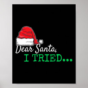 Póster Queridos Navidades de Santa I