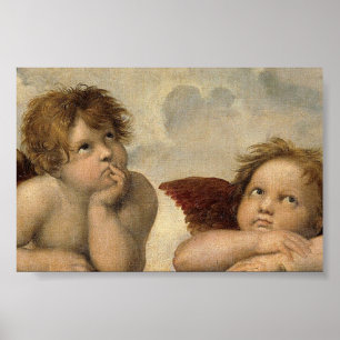 Póster Querubines Ángeles de Rafael