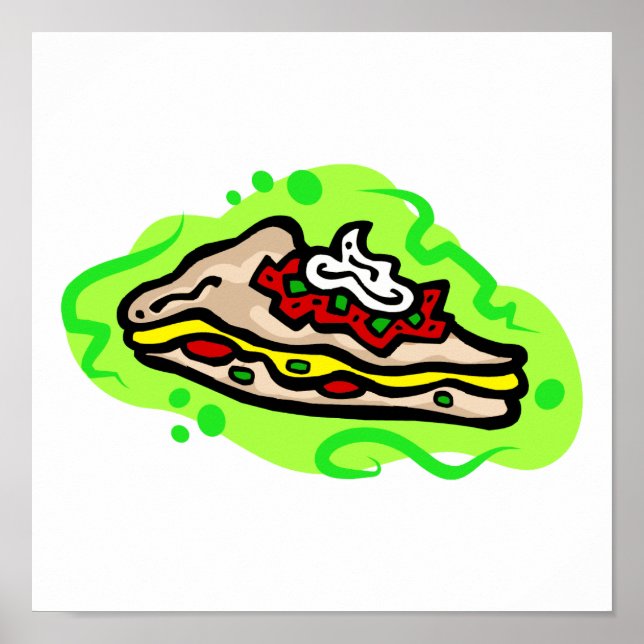 Póster Quesadilla (Frente)