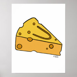 Póster Queso Cutiño Sonriente
