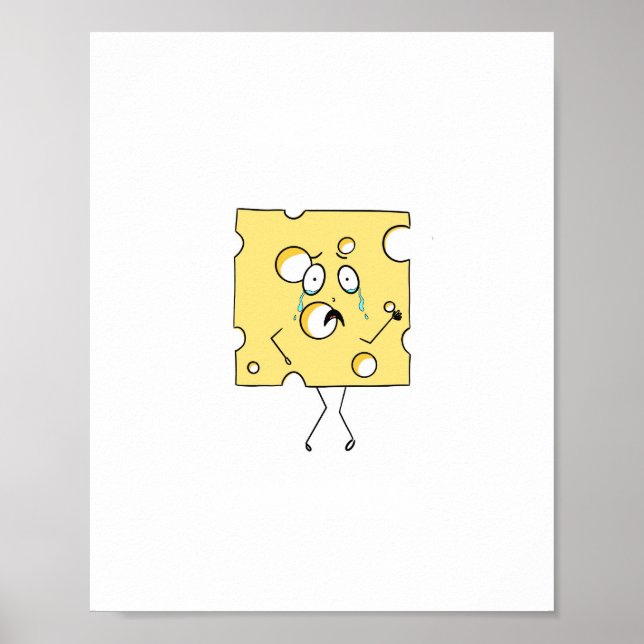 Póster Queso Gouda, tema de queso (Frente)