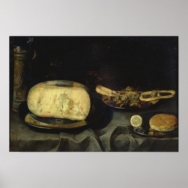 Póster Queso y postre seco (Frente)