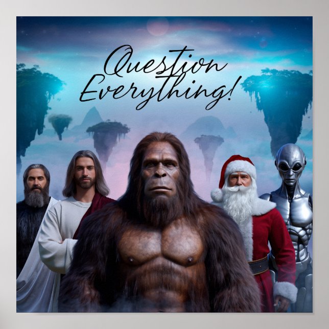 Póster Question Everything! (Frente)