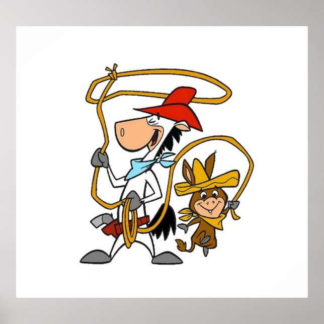Póster Quickdraw McGraw y Baba Looey (Frente)