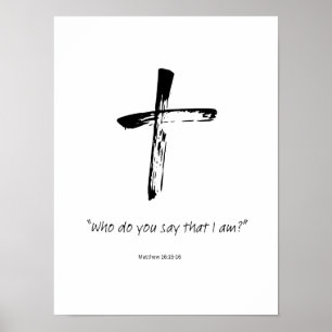 Póster ¿Quién dices que soy?