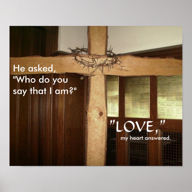 Póster ¿Quién Dices Que Soy? (Frente)