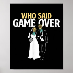 Póster Quien dijo que terminó el juego - Boda de Swinger