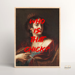 Póster ¿Quién es ese polluelo de pintura renacentista cit
