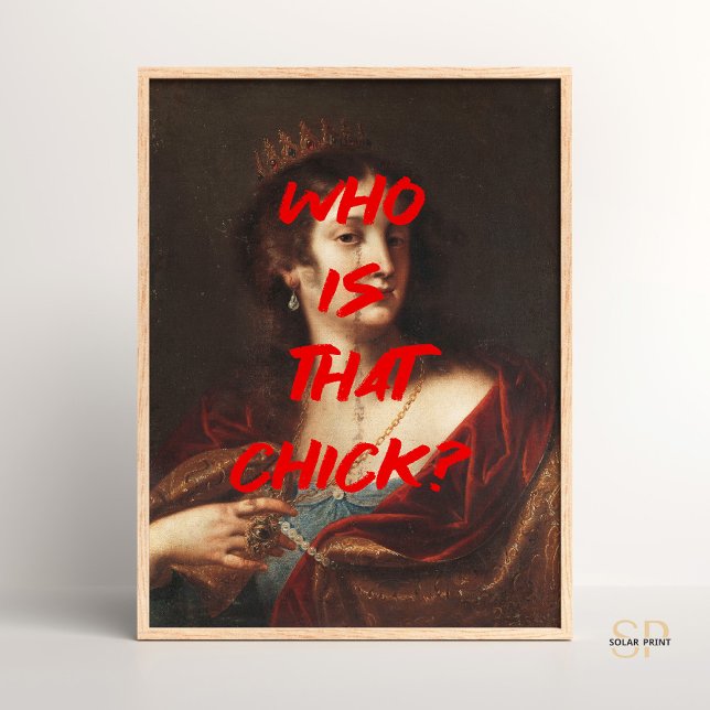 Póster ¿Quién es ese polluelo de pintura renacentista cit (Subido por el creador)