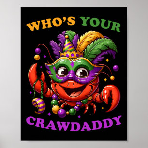 Póster ¿Quién es tu marfileño mardi gras?