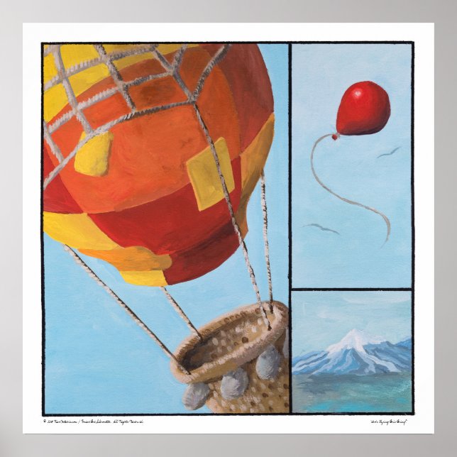 Póster ¿Quién está volando esto? (Frente)