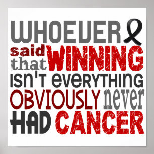 Póster Quien haya dicho cáncer de piel