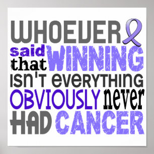 Póster Quien haya dicho cáncer esofágico