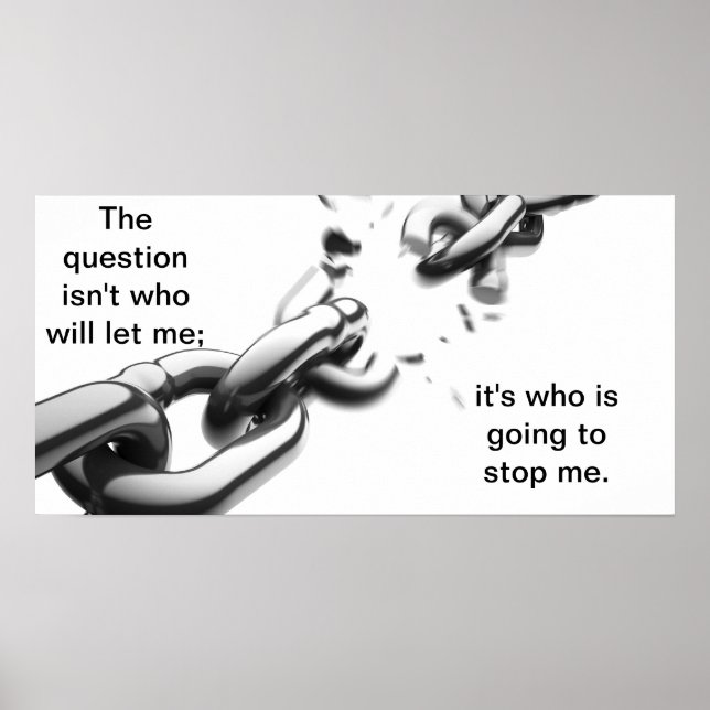 Póster Quién me detendrá (Frente)