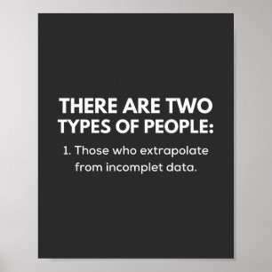 Póster Quienes extrapolan a partir de datos incompletos