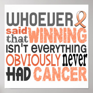 Póster Quienquiera dijo al cáncer endometrial