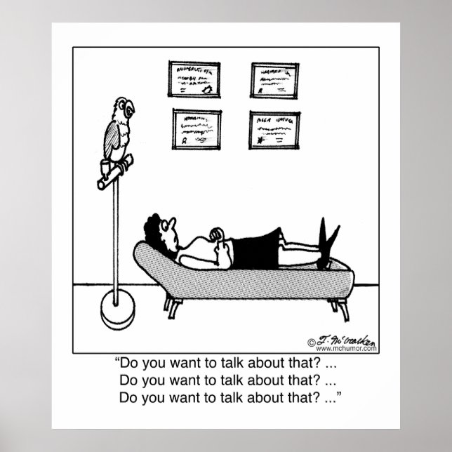 Póster ¿Quieres Hablar De Eso? (Frente)