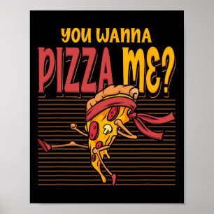 Póster Quieres Pizzarme Estilo De Lucha De Karate Mma Tae